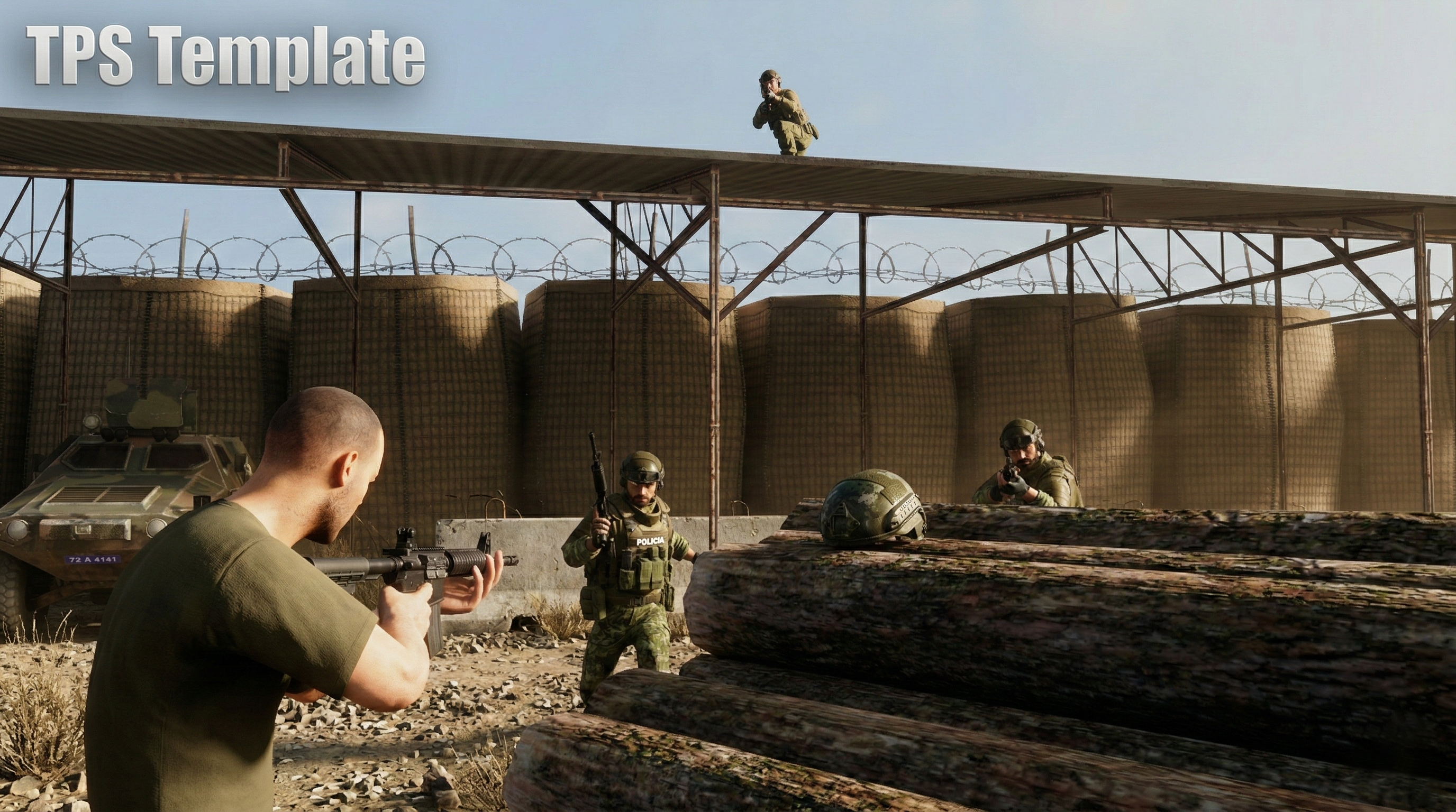 Third Person Shooter Mobile Template